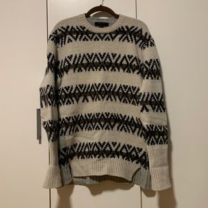 AllSaints Fair isle Wool Sweater size S